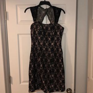 Black Lace Mori Lee Cocktail/Evening dress